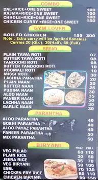 Mithaas Sweets & Restaurant menu 6