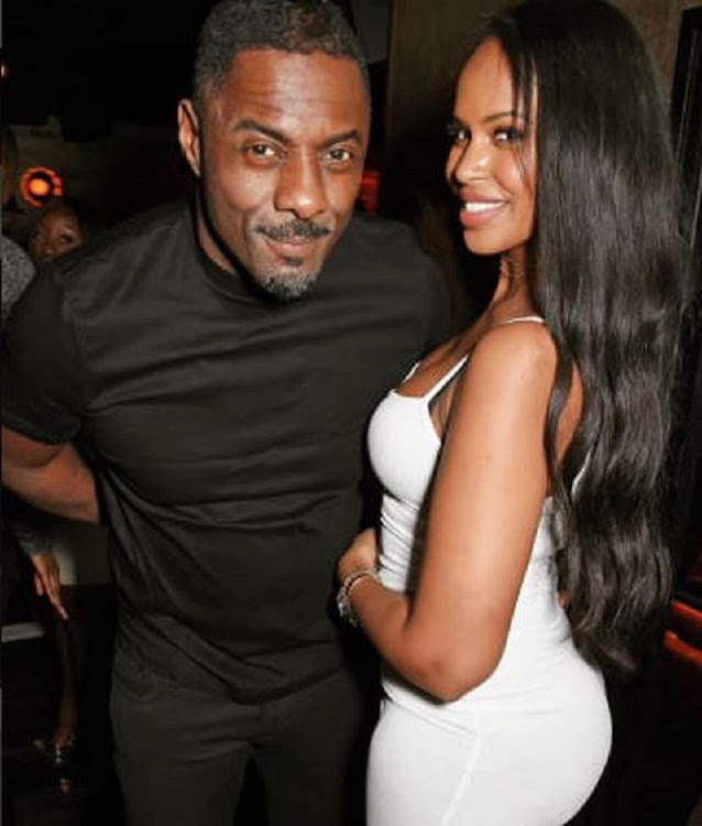 Actor Idris Elba and Sabrina Dhowre.