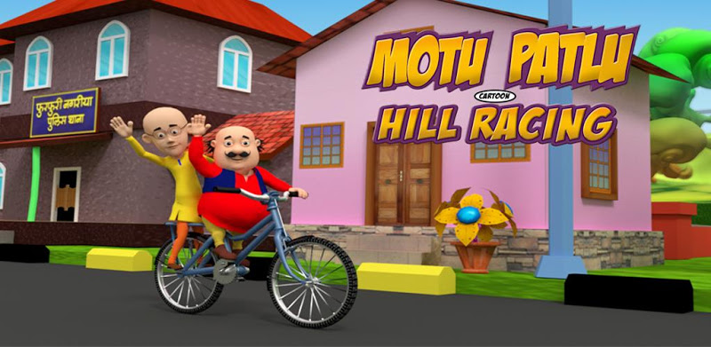 Motu Patlu Cartoon Hills Biking Game