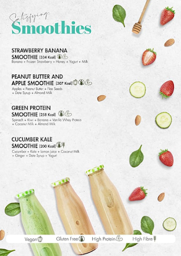 Nutridock menu 