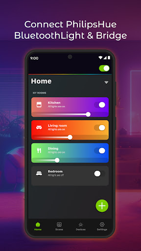 Screenshot Hue Light App Remote Control