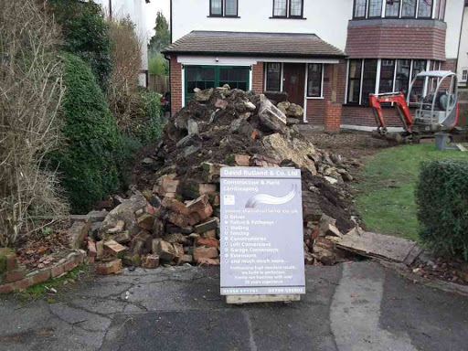 Shingle driveway, walling and cobble pathways - Beckenham