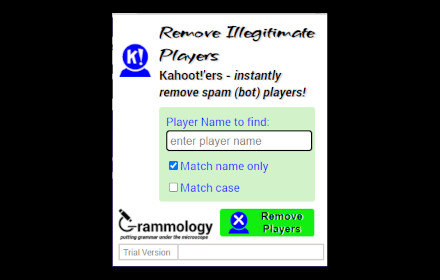 Kahoot!’ers - Remove Illegitimate Players Preview image 0