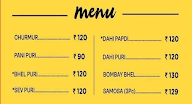 Churmur Chaat Company menu 1