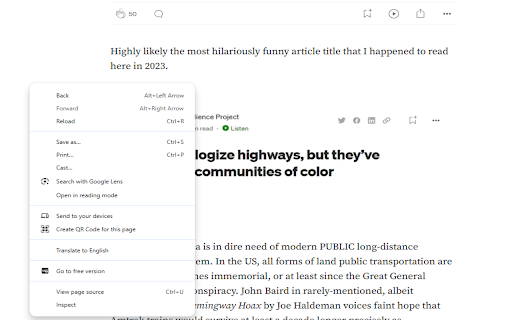 Go to Free Medium