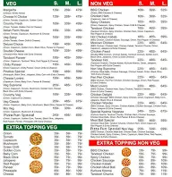 Pizza Fun Cafe menu 2