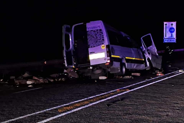 Seven people lost their lives when a minibus crashed into a truck on the N4 near Rustenburg.