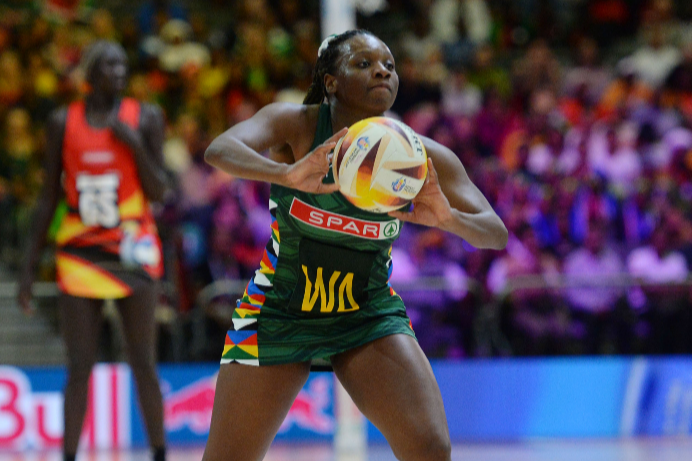 Netball Proteas player Khanyisa Chawane will play for the Celtic Dragons in Cardiff. File photo.