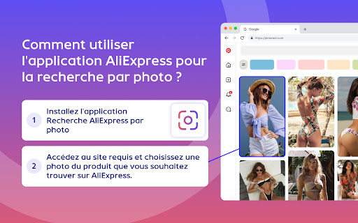 Recherche par image sur AliExpress