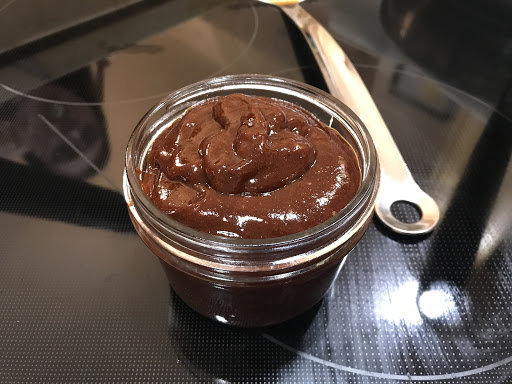 BBQ sauce in an 8 oz. glass jar.