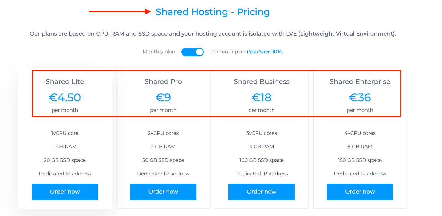 more pricing options vpsbg