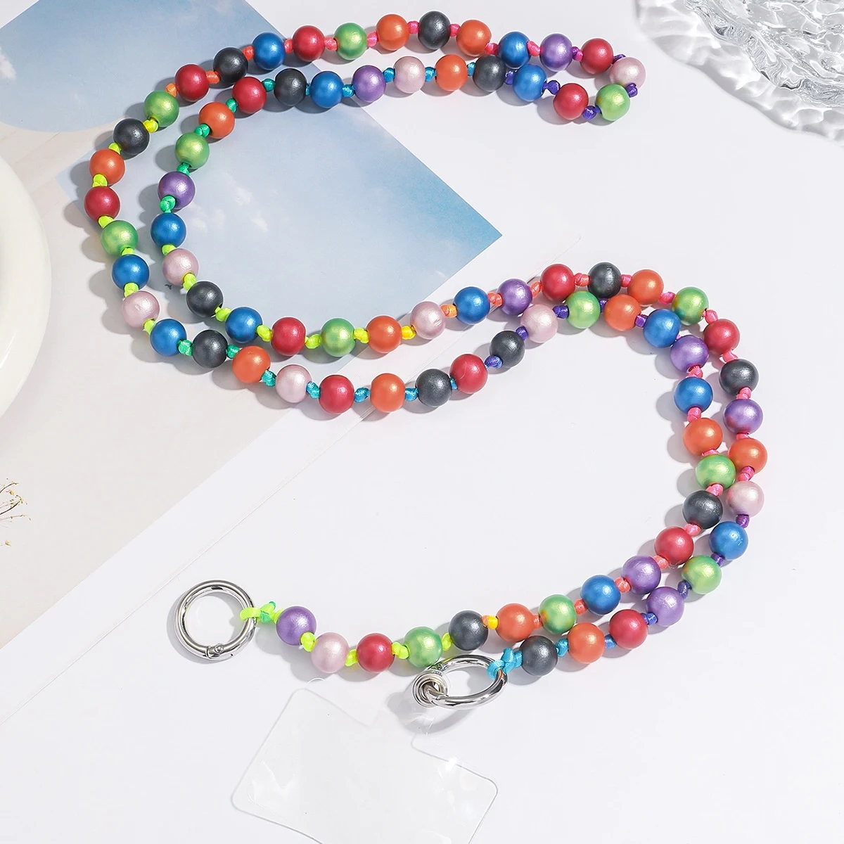 Title 4, Wild Color Beaded Mobile Phone Strap Add flair ...