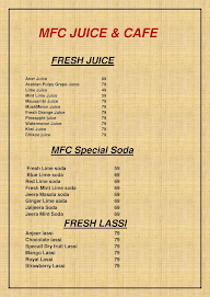 MFC Juice And Cafe menu 2