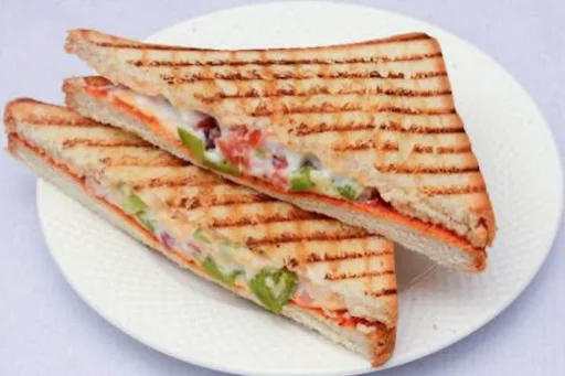 Veg Paneer Cheese Grilled Sandwich [3 Layer]