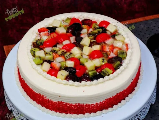 Red Velvet Fruit Cake [500 Grams]