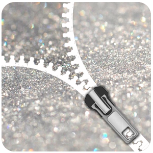 Download Silver Glitter Zip Locker For PC Windows and Mac