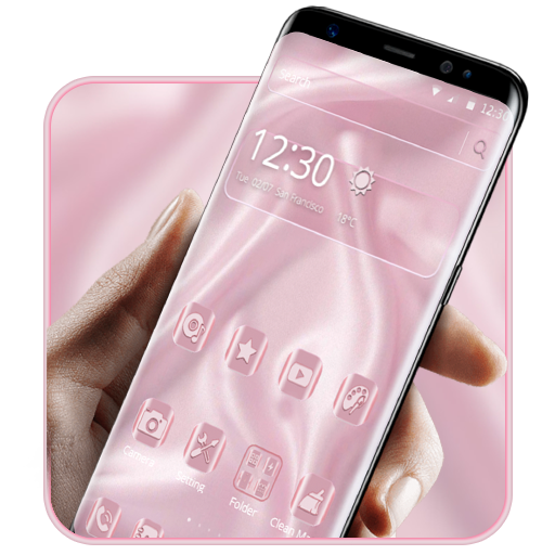 Rose Gold Pink Silk Themes