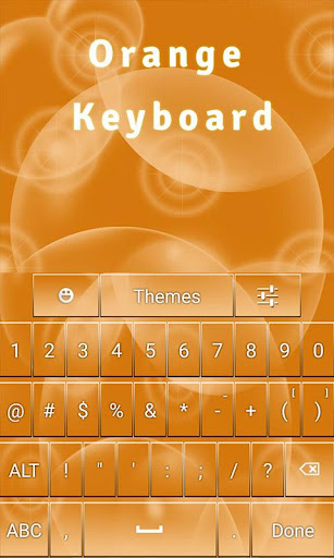 Orange Keyboard