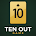 Ten Out Card Game icon