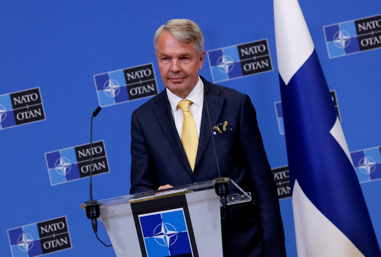 Finland’s foreign minister Pekka Haavisto attends a news conference in Brussels, Belgium, July 5 2022. Picture: YVES HERMAN/ REUTERS