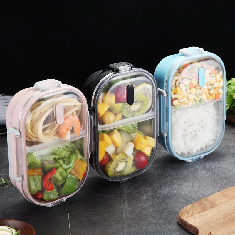 Boîte à lunch pour enfants portable, 304 Bento en acier inoxydable, boîte de nourriture à l'épreuve des fuites pour les enfants