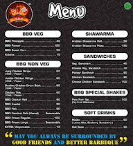 Sriman Hotel menu 1