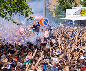 📷 In beeld: De supporters van Club Brugge gaan uit hun dak na behalen van derde titel op rij