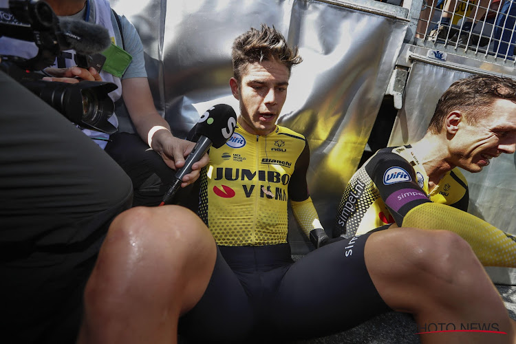 Uitblinker Wout Van Aert: "Mijn tweede dag in de Tour en al meteen op het podium. Fantastisch!"