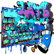Party Graffiti Street Art Keyboard Theme 10001003 Icon