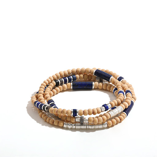 Title 2, Pure Handmade Wooden Bead Bracelet, a natural a...