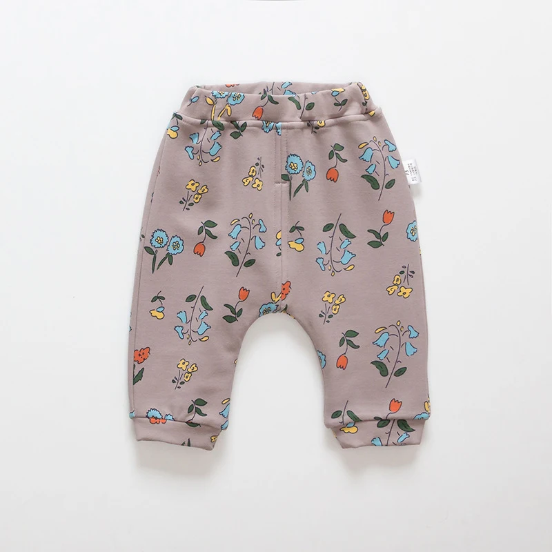 Pantaloni invernali coreani per bambini, con interno in velluto, stile 