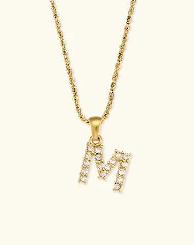 Maeve Letter Initial Diamond Kettin - 2