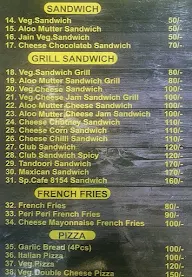 Cafe8154 menu 1