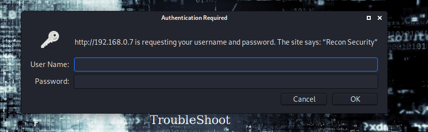 login pages