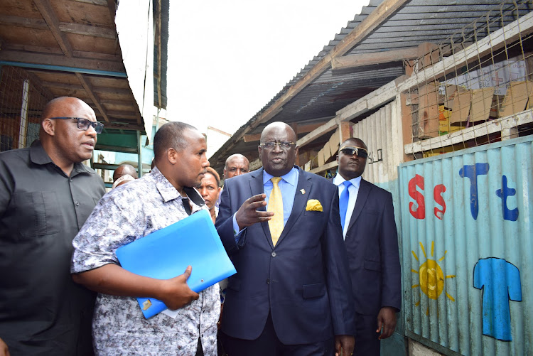 Education CS George Magoha at Green Field School, Mombasa, on Friday, September 27