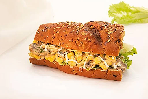 Mushroom Corn Cheese Multigrain Sub