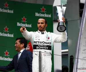 Lewis Hamilton particulièrement heureux