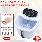 Bồn Ngâm Chân Massage Tự Động Serenelife Sl12 Ht Beauty, Mát Xa Rung Thủy Nhiệt Trị Liệu Với 6 Con Lăn Massage Tự Động