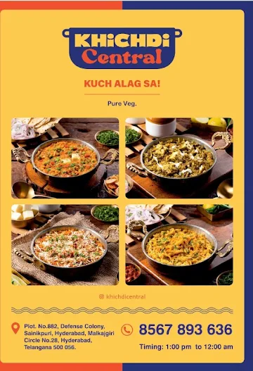 KHICHDI CENTRAL menu 