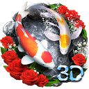 ダウンロード Lively 3D Rose Fish Theme をインストールする 最新 APK ダウンローダ