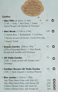 Madras Coffee House menu 3