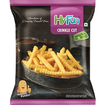 Hyfun Crinkle Cut 400 Gm.