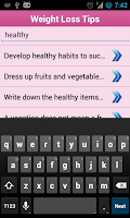 How to Lose Weight Loss Tips Screenshot