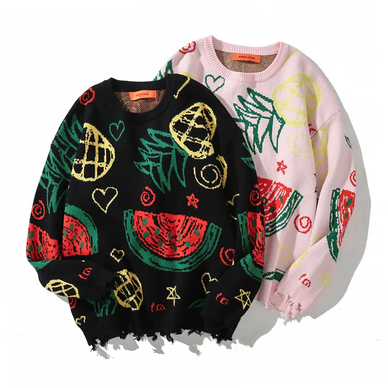 Title 3, Pull en tricot ample de style paresseux pour fe...