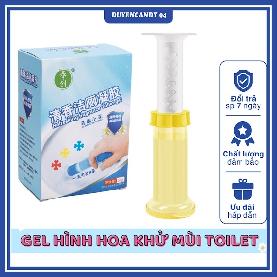 Gel Thơm Tẩy Bồn Cầu - Gel Khử Mùi Bồn Cầu , Khử Trùng , Diệt Khuẩn Siêu Sạch