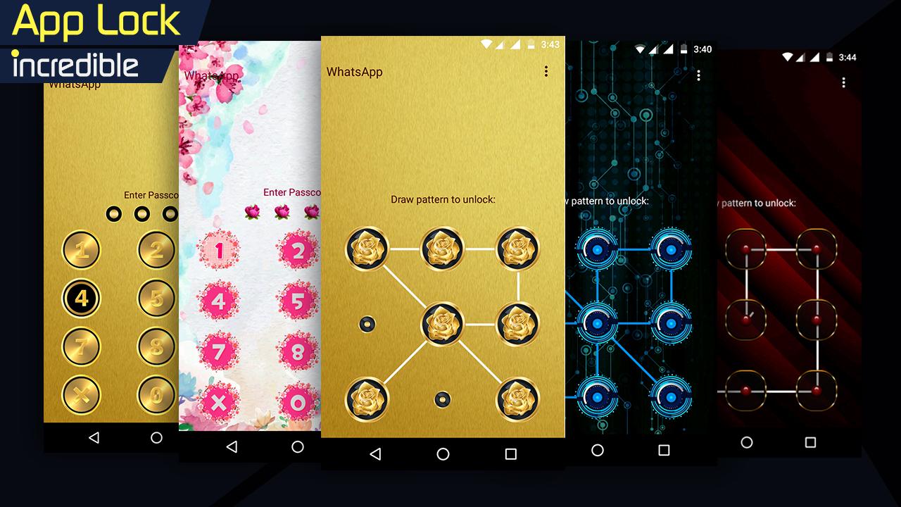 AppLock - Incredible (Fingerprint - Pattern Lock)