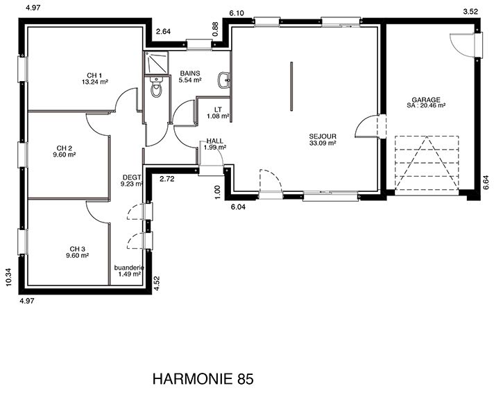 Vente maison neuve 5 pièces 109 m² à Saint-Doulchard (18230), 325 140 €