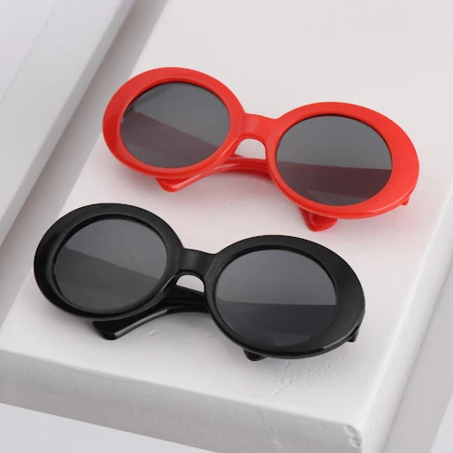Doll Accessories Cool Photograph Props Pet Accessories Small Dog Cat Glasses Round Frames Glasses Pet Eyeglasses Dog Sun