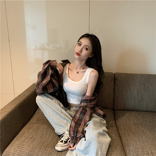 Title 16, High-waist Short-length Umbilical Outer Wear Ba...