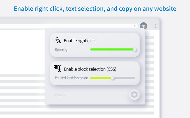 Ultimate Enable Right Click ─ Allow Copy Preview image 1